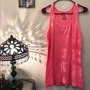 No Boundaries XXL Hot Pink Racerback Tank Top
